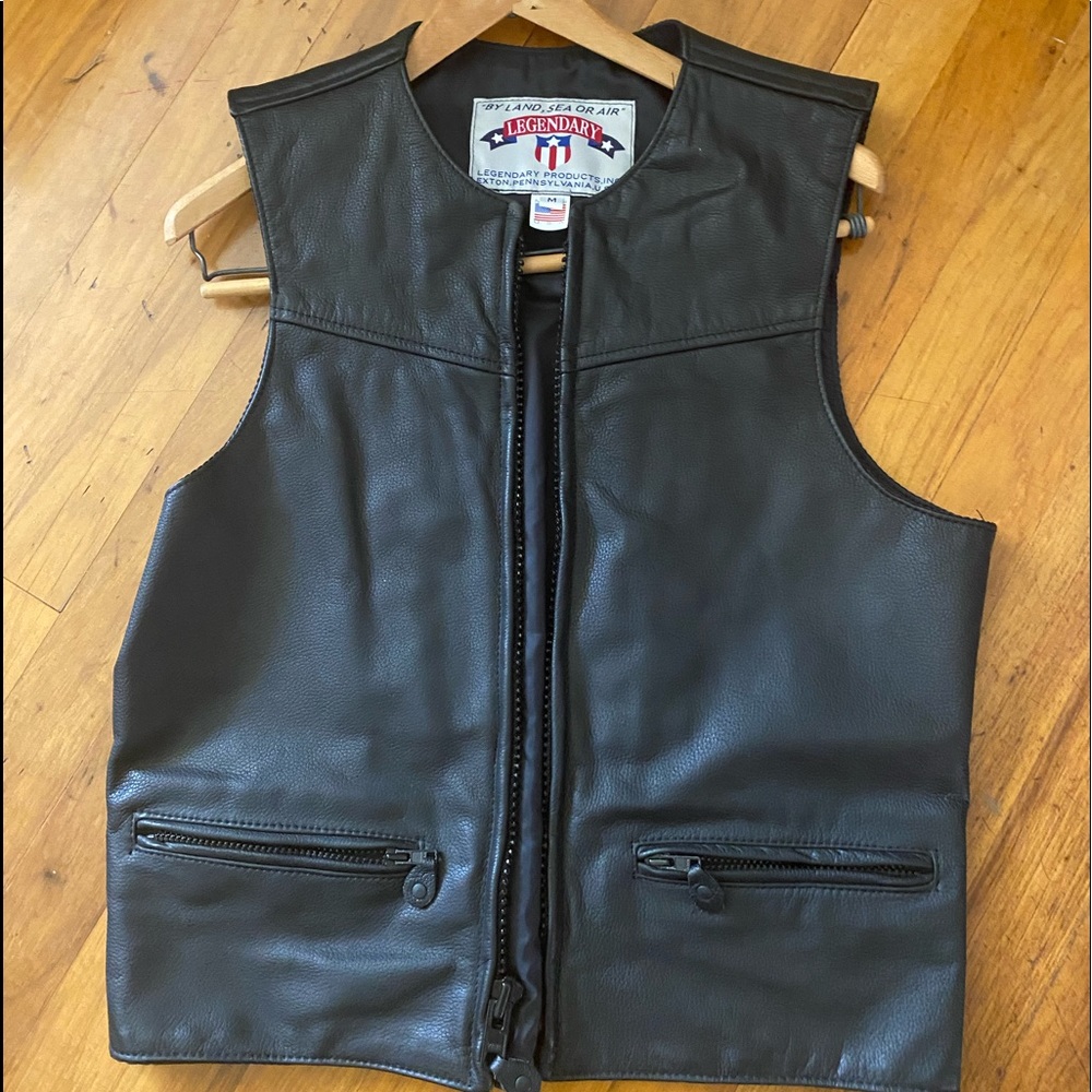 LEGENDARY LEATHER MOTORCYCLE VEST